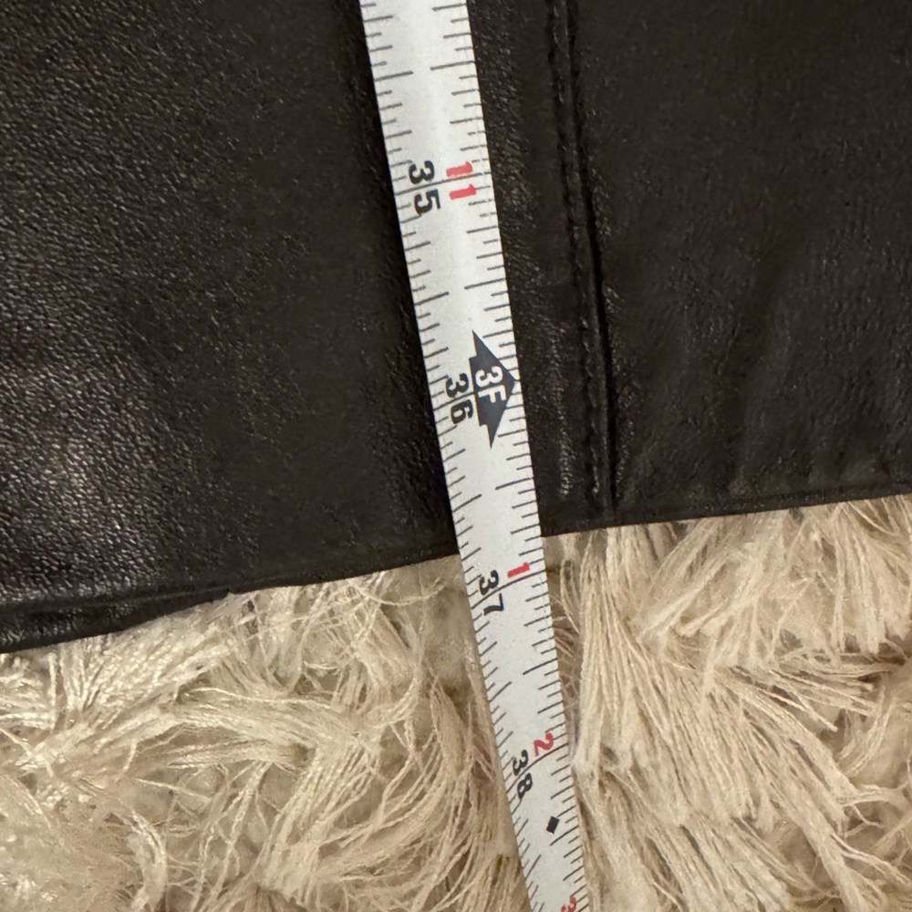 ✨ Brand New Ladies ANTONIO MELANI Black Leather Dress size 10 ✨ - Picture 16 of 16